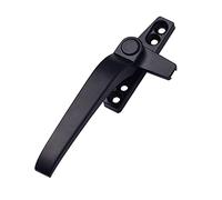 zalati Window Handler Universal Replacement Right/Left Hand Aluminum Alloy Window Handles with Locks for Double Glazing Switch Window Door Security - Left Hand Bar Black
