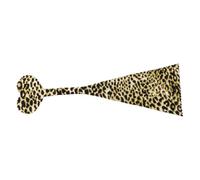 zalati Womens C-String Invisible Panty Heart Shaped Self Adhesive Seamless Strapless Elegant Thong Underwear（Leopard，Size M）