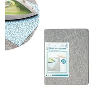 zalati Wool Pressing Mat Wool Felt Pads for Quilting Ironing Pad Portable Easy Press Iron Board Retains Heat for Sewing Projects - 13.5 x 17 inches