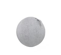Zalati Yoga Ball Cover 21.6" Exercise Ball Protector, Breathable Cotton Linen, Grey, 21.7 inches, 1pc