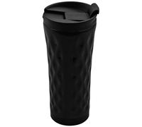 Zalaxt Insulated Coffee Mug 17oz, Leak Proof Coffee Cups with Lid, Thermal Coffee Cups Stainless Steel Reusable Coffee Mug Keep Cold and Hot Travel Mug (Black)