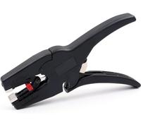 Zalaxt Zalaxt-JS Automatic Wire Stripper/Cutter, 2 in 1 Tool for 32-7 AWG Wire Stripping & Cutting, Steel, Black