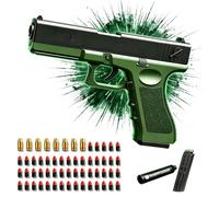 ZALBYUY Toy Gun with 50 Soft Bullets, Green Plastic Toy Model