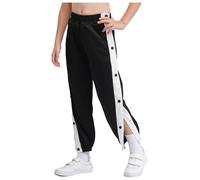 Zaldita Boys Tear Away Basketball Pants High Side Split Casual Sweatpants Street Dance Trousers Costume Black 15-16 Years