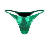 Zaldita Women's Metallic Shiny G-Strings Micro Thongs Tiny Panties Underwear T-Back Thongs Swimwear