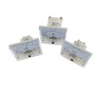 ZALINA Ammeter Panel 85C1 Ammeter DC Analog Current Meter Panel Mechanical Pointer Type 1/5/10/20/30/50/100/200/300/500mA AA 2pcs (Color : 50UA)