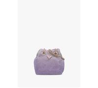 Zalina Orchid Diamante Chain Mesh Pouch - Pue / One Size