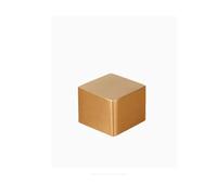 ZALINA Sofa Foot Protector 4pcs Square Bottom Brass Foot Cover Brass Cabinet Leg Cover Square Furniture Leg Cup Table Gold Chair Tube