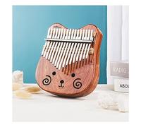 ZALTAS Finger Piano 17 Keys Natural Original Wood Walnut Thumb Piano Portable Kalimba For Beginners With Special Protective Case Tuning Hammer User Guide Q