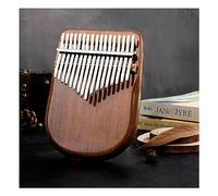 ZALTAS Finger Piano 17 Keys Natural Original Wood Walnut Thumb Piano Portable Kalimba For Beginners With Special Protective Case Tuning Hammer User Guide R