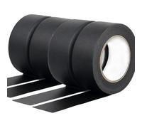 ZALUJMUS Multi-Surface Premium Masking Tape, Decorating Painters Tape for Artist Indoor 30m*5cm, Black (4)