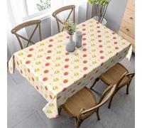 ZALXOZYL 152X228cm Printed Rectangular Tablecloth Waterproof & Spill-Proof Easy Clean Wrinkle-Free for Buffets Parties Coffee Shops Outdoor Farm-To-Table Design C 90in