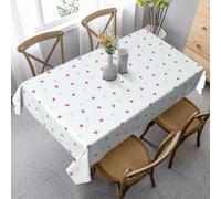 ZALXOZYL 152X228cm Printed Rectangular Tablecloth Waterproof & Spill-Proof Easy Clean Wrinkle-Free for Buffets Parties Coffee Shops Outdoor Farm-To-Table Design D 90in