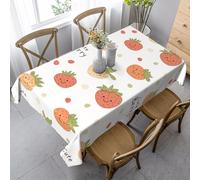 ZALXOZYL 152X228cm Single-Sided Printed Rectangular Tablecloth Waterproof & Spill-Proof Easy Clean Wrinkle-Free for Tea Tables Farmhouse Tables Outdoor Farm-To-Table Design Color 90in