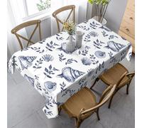 ZALXOZYL 152X228cm Single-Sided Printed Rectangular Tablecloth Waterproof & Spill-Proof Easy Clean Wrinkle-Free for Buffets Parties Coffee Shops Outdoor Al Fresco Dining A 90in