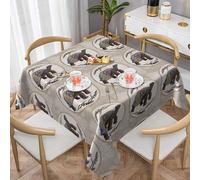 ZALXOZYL 60X60In Square Linen, Picnic Setup Must-Have, Tear-Resistant Grid, Uv-Stable Pigments, Stuff Sack Included Colorful 152X152