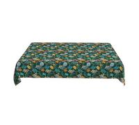 ZALXOZYL Generational Meal Tablecloth 152X228Cm, Printed Pattern Design Classic Design for Family Heirloom Dining Table Colorful 90In