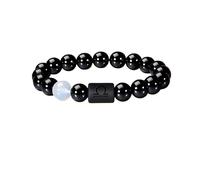 ZALXOZYL Hand Polished Natural Beaded Bracelet Jewelry Beads Agate Gemstones Stone Chakra for Women and Men Birthday Present Libra10cm