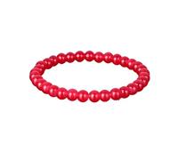 ZALXOZYL Natural Gemstone Beaded Bracelet for Women and men - Pink Agate & Amethyst Round Beads on Elastic Cord Stylish Jewelry Girls Friends Family Birthdays Holidays redstainedglass6mmbead