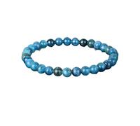 ZALXOZYL Natural Gemstone Beaded Bracelet for Women and men - Pink Agate & Amethyst Round Beads on Elastic Cord Stylish Jewelry Girls Friends Family Birthdays Holidays bluephosphorescence6mmbead