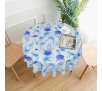 ZALXOZYL Table Top Cover 60 Inch Complete Protection Monochrome Stripe Print Design for Comprehensive Coverage Color 152cm