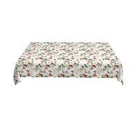 ZALXOZYL Zero Maintenance Table Cloth 60X90In Printed Pattern Design Polyester Anti-Crease for Bus Tour Meal Colorful 90In