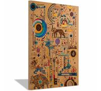 ZAMAEIU Modern Abstract Art Painting Composition Groups Canvas Wall Art Picture Print,for Office Living Room Bedroom Bathroom Home Wall Decor(multicolored)-30x50cm Framed