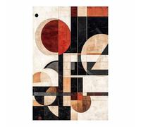 ZAMAEIU Modern Abstract Art Painting Forms in composition Canvas Wall Art Picture Print,for Office Living Room Bedroom Bathroom Home Wall Decor(multicolored)-30x50cm Unframed