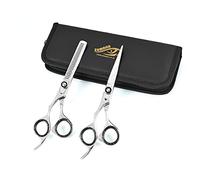 ZAMAHA Lefty Hairdresser Professional Hair Razor Scissors - Left-Handed, 6.5 inch Hair Scissors (Cutting + Thinning) - Polish Finish