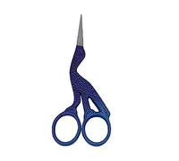 ZAMAHA UK® 1 Pcs Stainless Steel Sewing Scissors DIY for Embroidery, OWL Scissors, Craft, Needle Work, Art Work & Everyday Use (Crane Design) (Stork Purple)