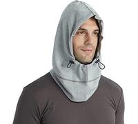 ZAMAKS Men's EMF Protection Hood Cap, RF EMF Shielding, 5G Anti-Radiation, 100% Silver Fiber Hat, WIFI Radiation Protection (Color : Grey, Size : One size)