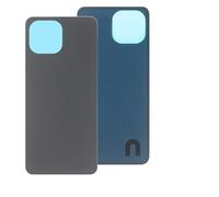 ZAMAN 6.47 Inch Battery Cover for Xiaomi Mi 11 Lite 4G Mi 11 Lite 5G Mi 11 Lite 5G NE Back Glass Back Cover Back Glass Replacement Repair Kit + Tool (Black)