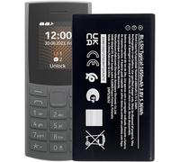 ZAMAN BL-L5H Replacement Battery Compatible with Nokia 105 2023, 105 4G, TA1385-DS, TA-1551 BL-L5H Battery