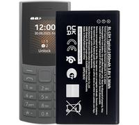 ZAMAN BL-L5H Replacement Battery for Nokia 105 110 105 (2023), Rechargeable 0 Cycle Battery Compatible with Nokia 105 110 125 130 105 (2023)