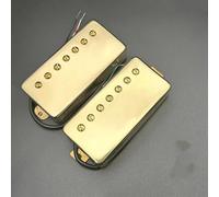 ZAMASS Electric Guitar Parts Guitar Brass Cover Humbucker Slotted Screw 8.5K/14K Coil Splitting Pickup For 7-String Electric Guitar(B+N C)