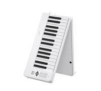 ZAMASS Electric Piano 61 Key Foldable Electronic Piano Is Portable And Suitable For Beginners(White)