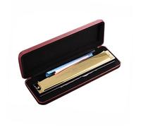 ZAMASS Harmonica Set 28 Hole Harmonica C Key Octave/Tremolo Professional Mouth Harmonica Mini Musical Instruments(Octave GD)