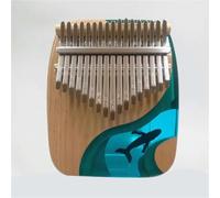 ZAMASS Professional Kalimba Resin Epoxy Wooden Instrument 17Keys 21Keys Professional Music Keyboard Percussion(17 key)
