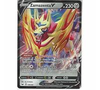 Zamazenta V 139/202 Ultra Rare Pokemon Card (Sword & Shield) + 1x TitanCards® Toploader