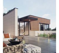 Zambelis LED path light E383, 1-bulb, concrete, height 70 cm