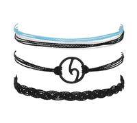 Zambuph 1 Set String Bracelet Exquisite Creative Wave Themed Braided Wristband Jewelry Ornament for Decoration Gifting