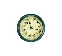 Zambuph 10inch Wall Clock Musical Birds Sound Clock Home With Outdoor Birds Theme Features Twelve Unique Bird Calls Kitchen Wall Clocks Melody Room Decoration