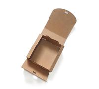 Zambuph 20Pcs Candy Packing Box Suitcase Classic Vintage Rectangle Case Container Sweet Bags Birthday Decoration Anniversary, Khaki/S11.5 * 11.5 * 5cm