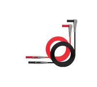 Zambuph 2PCS 4mm Multimeter Test Red Low Internal Resistance Banana Plug Line Curved Testing Wire Probe Automotive Medical