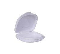 Zambuph 2Pcs PP Denture Storage Box Reusable Universal Replacement Protective Dustproof Tear-resistant Draining Case Accessories, White