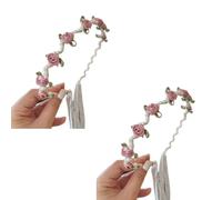 Zambuph 2piece Alice-style Womens Headbands Traditional German-Style,Pink | British-style Narrow Headbands Wide
