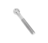 Zambuph 304 Stainless Steel Fully Threaded Eye Bolt for Balustrade Secure and Long-lasting, Silver, M12 x 110mm