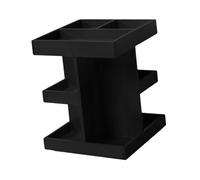 Zambuph 360° Makeup Organizer Wooden Storage Holder Display Cosmetic Organizer for Keeping Beauty Products Neat and Accessible Multipurpose Storage Carousel for Vanity Bathroom