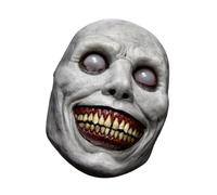 Zambuph 3D Effect Creepy Halloween Mask For Halloween Party Colorfast Scary Masks Scary Mask Easy To Wear Creepy Breathable Reusable, White