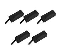 Zambuph 5xTool Pouch Tote Bag Zippered Pack Multicolored Fine Workmanship Convenience Organization Hardware Tools Sack, Black, Small Size